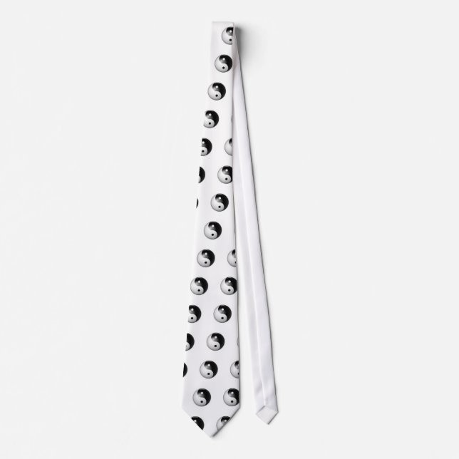 Yin u. Yang-Krawatte Krawatte (Vorderseite)