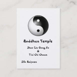 Yin u. Yang-Visitenkarte Visitenkarte