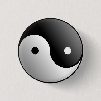 Yin und Yan-Knopf Button