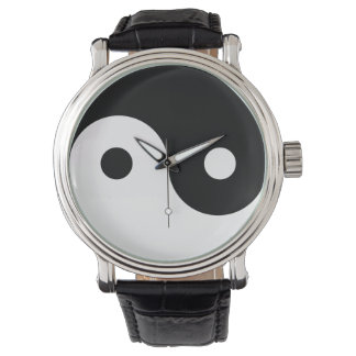 Yin und Yang Armbanduhr
