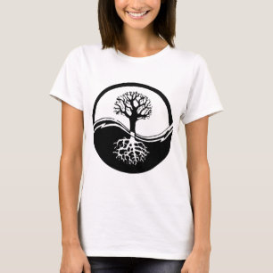 Yin und Yang-Baum des Lebens T-Shirt
