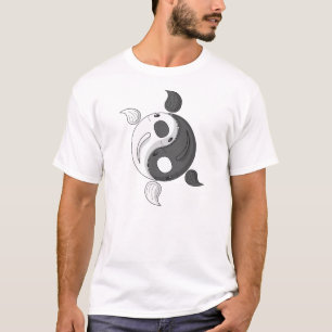 Yin und Yang das Shirt der Koi Men's Light