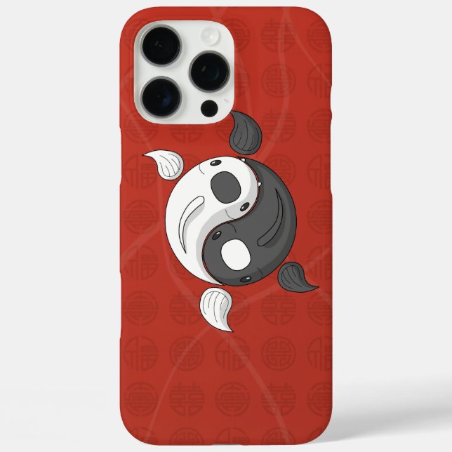 Yin und Yang der Fall-Mate-Phone-Fall Koi Case-Mate iPhone Hülle (Rückseite)