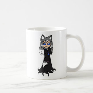 Yin und Yang die Fox-Mädchen (Kitsune) Kaffeetasse