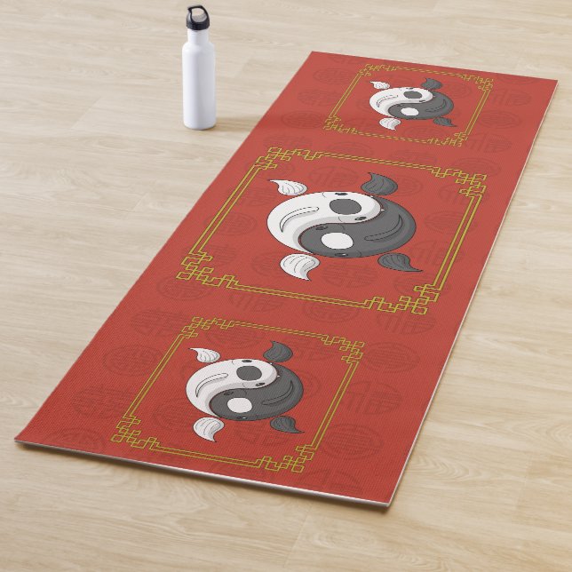 Yin und Yang die Koi Yoga Mat Yogamatte (Beispiel)