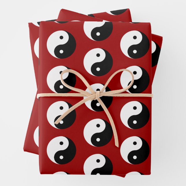 Yin und Yang Geschenkpapier Set (Beispiel)