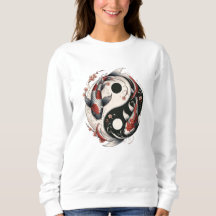 Yin und Yang japanische Koi-Fische