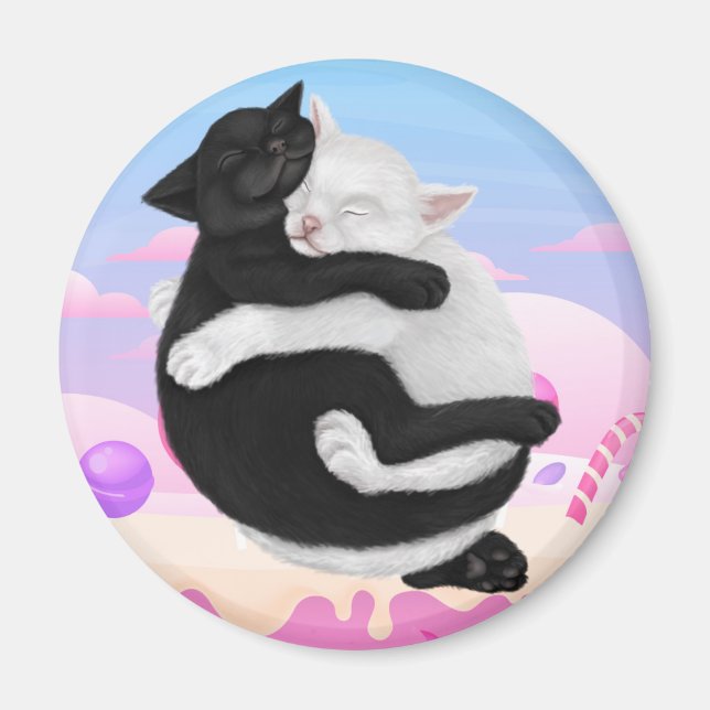 Yin und Yang Magnet (Vorne)