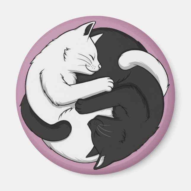 Yin und Yang Magnet (Vorne)