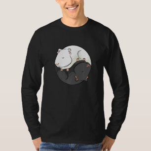 Yin und Yang Meerschweinchen Gegensätze für Meersc T-Shirt
