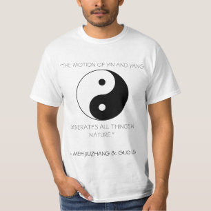 Yin und Yang mit Zitat T-Shirt