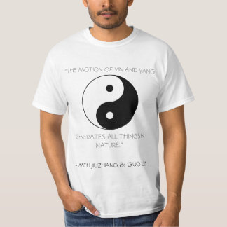 Yin und Yang mit Zitat T-Shirt