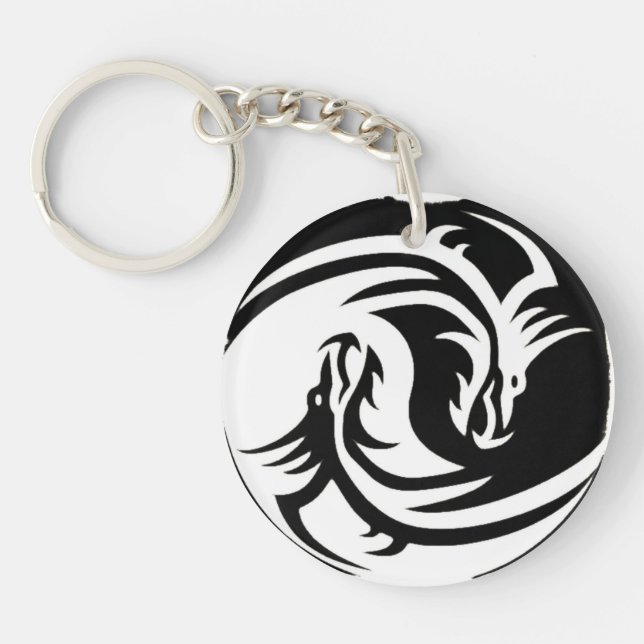 Yin und Yang Schlüsselanhänger (Vorderseite)