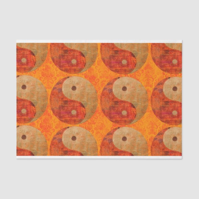 Yin und Yang Seidenpapier (Vorderseite)