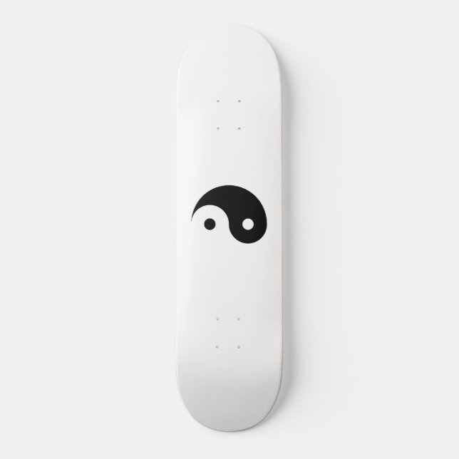 Yin und Yang, Skateboard (Vorderseite)