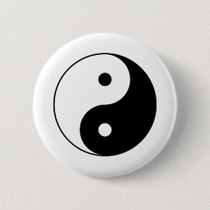 YIN UND YANG-Symbol Button