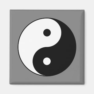 Yin und Yang-Symbol (chinesisches taoistisches Tai Magnet