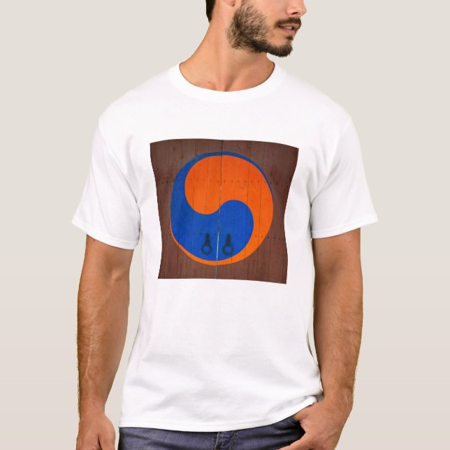 Yin und Yang-Symbol, Südkorea T-Shirt (Vorderseite)