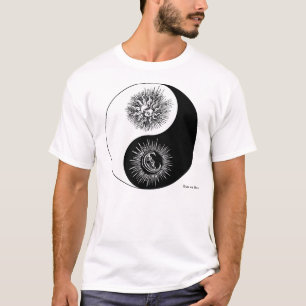 Yin und Yang unterzeichnen - Sun gegen Mond-T - T-Shirt