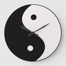 Yin und Yang-Wanduhr Große Wanduhr