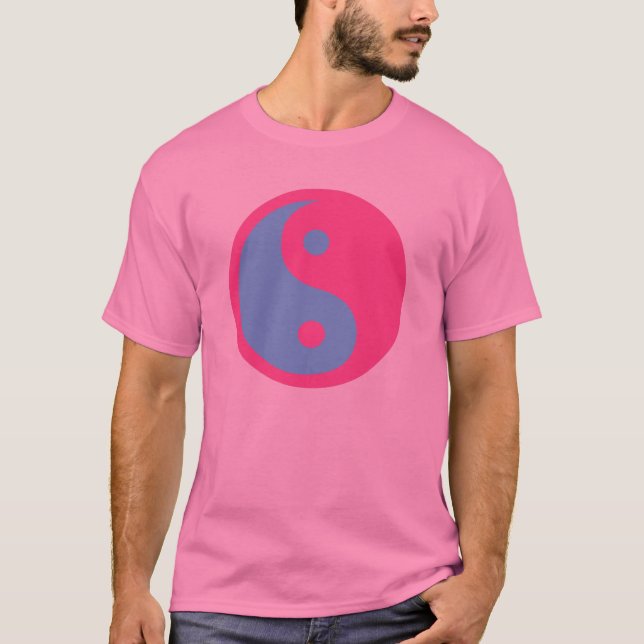 Yin und YangTransgendersymbol T-Shirt (Vorderseite)