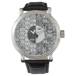 Yin yan armbanduhr