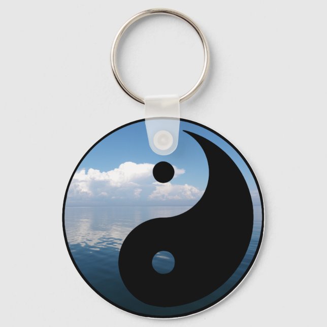 Yin-Yang-1 Schlüsselanhänger (Vorderseite)