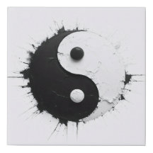 Yin Yang: Abstraktes Gleichgewicht - Kunstgeflecht