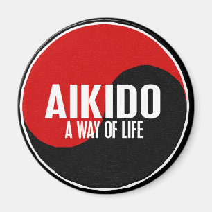 Yin Yang Aikido 1 Magnet