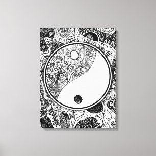 Yin Yang Alternative #1 Leinwanddruck