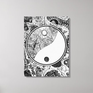 Yin Yang Alternative #1 Leinwanddruck