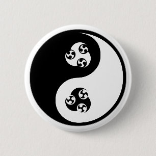 Yin Yang Anime Button