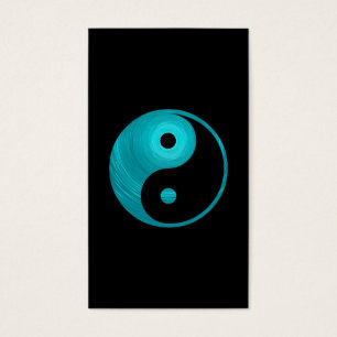 Yin Yang aquamarines blaues