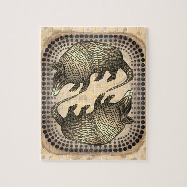 Yin Yang Armadillo Puzzle (Vertikal)