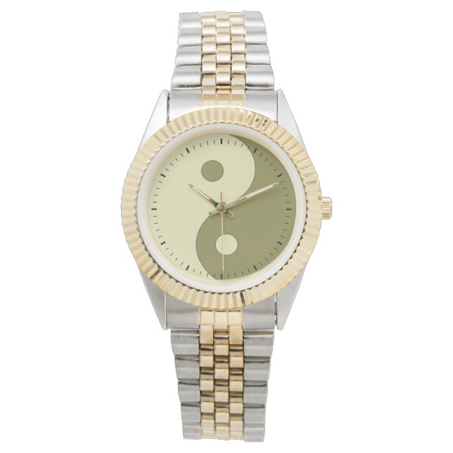 Yin Yang Armbanduhr (Vorderseite)