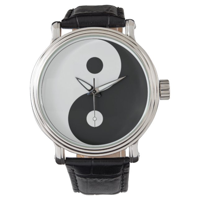 Yin Yang Armbanduhr (Vorderseite)