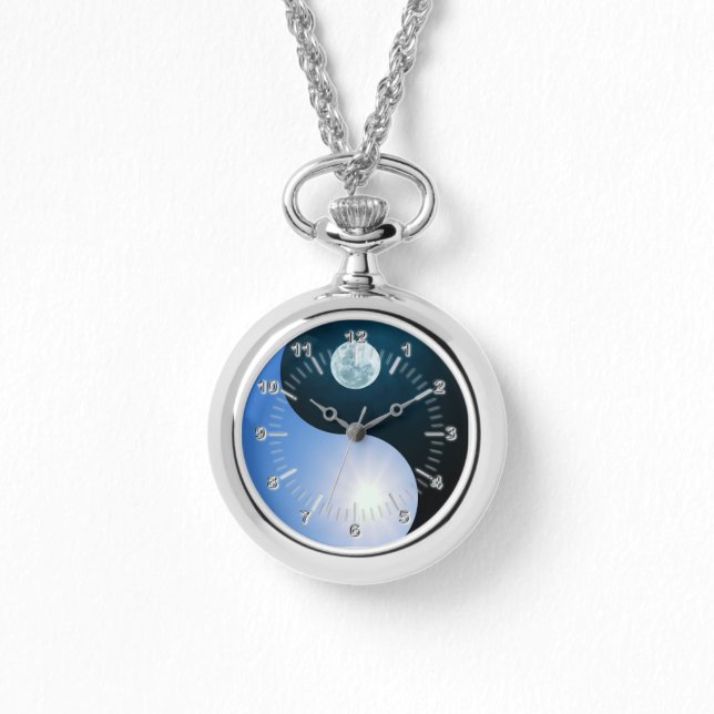 Yin Yang Armbanduhr (Vorderseite)