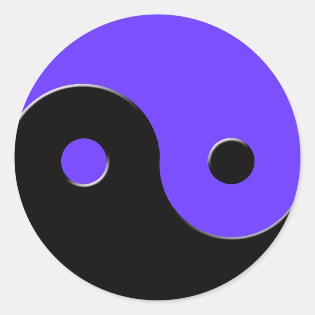 Yin & Yang Asian Symbol Harmony & Balance Stickers (Vorderseite)