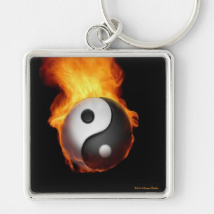 Yin Yang auf Schlüsselanhänger