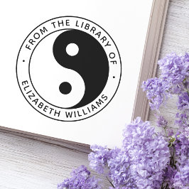 Yin Yang aus der Bibliothek des individuellen Name Permastempel