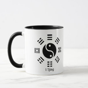 Yin Yang Ba Gua I Ching Symbol - Acht Trigramme Tasse