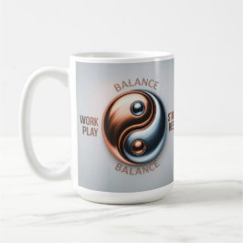 Yin Yang Balance Arbeit Spiel Studie Ruhe Tasse