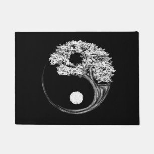 Yin Yang-Baum Fußmatte