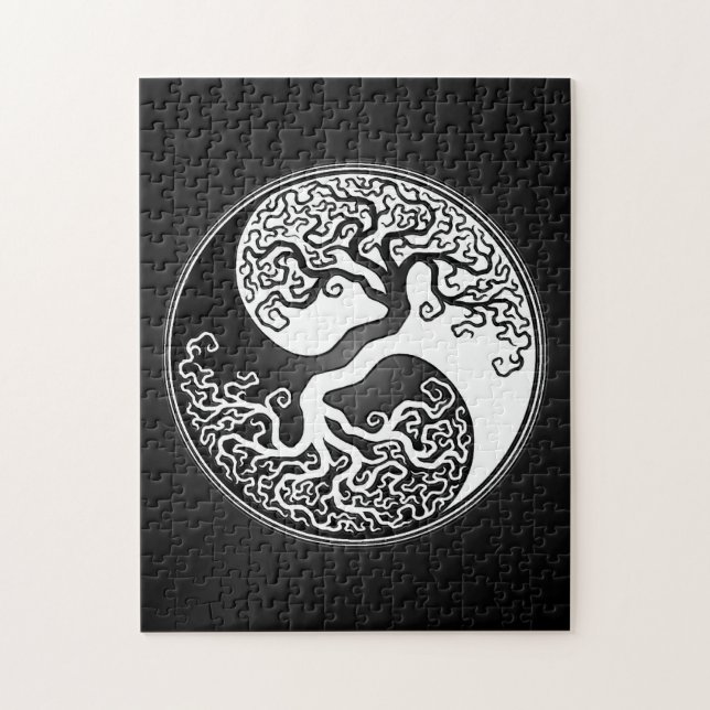 Yin Yang Baum Puzzle (Vertikal)