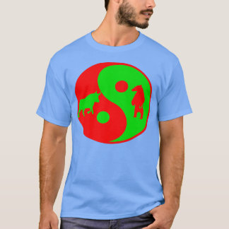 Yin Yang bear bull stock trading Premium2099 T-Shirt