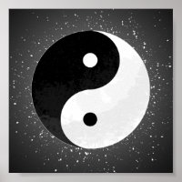 Yin Yang Black and White
