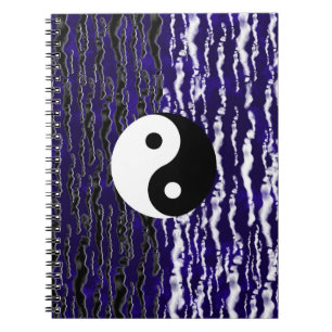 Yin Yang Blue Tranquility Zen Energy Dream Journal Notizblock