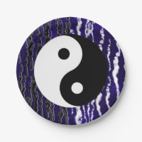 Yin Yang Blue Tranquility Zen Energy Party