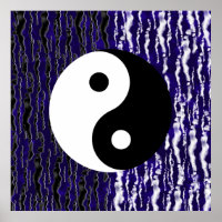 Yin Yang Blue Tranquility Zen Energy