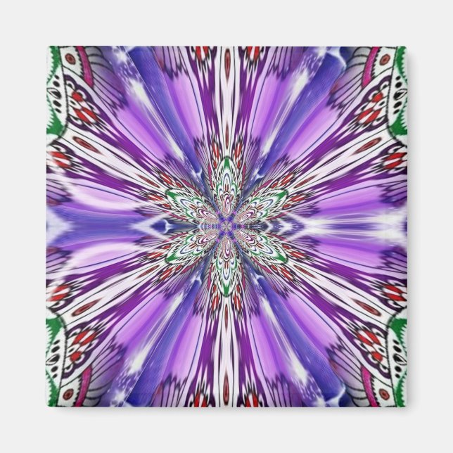 Yin-Yang-Blume Magnet (Vorne)